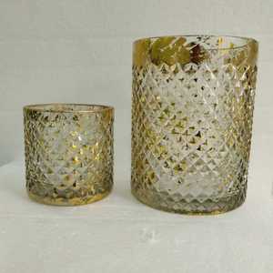 เชิงเทียนเชิงเทียนแก้วสำหรับตกแต่งบ้านและงานอีเวนต์ทำมือคุณภาพพร้อมดีไซน์ทันสมัยไม่เหมือนใคร - Product Image 2