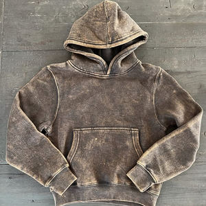 Sudaderas con capucha de moda para hombre, Sudadera con capucha de lavado ácido Vintage, Sudadera con capucha de gran tamaño, jersey de otoño, sudaderas con capucha de retazos para hombre - Product Image 1