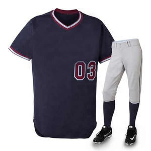 Wholesale Custom Logo Breathable Printed Sublimation Training Uniforms Adults Plus Size <b>Baseball</b> Sets for Men - Product Image 4