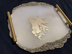 Juego de Posavasos de Resina Hechos a Mano con Diseño Simple, Modelo Personalizable, Económico, para Decoración de Cocina Moderna - Product Image 2