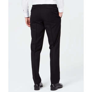 Pantaloni da uomo Ryan Seacrest Distinction, leggeri, a gamba dritta, vestibilità regolare, neri, taglia 36X32, in tessuto pettinato - Product Image 2