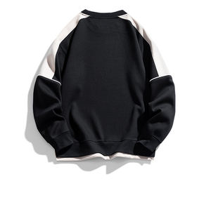 Sudadera de solapa con hombros descubiertos de gran tamaño de felpa francesa de lana de algodón 100% para invierno de longitud larga - Product Image 6