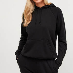 Sudadera con Capucha de Manga Larga de Algodón Tejido para Mujer, Invierno, Logotipo Personalizado, Sudadera Corta con Dobladillo sin Rematar - Product Image 5