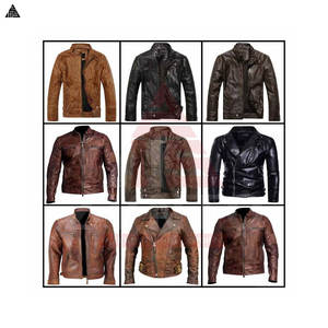 Nouveautés - Prix de gros - Veste en cuir pour homme de haute qualité - Design OEM - Coupe ajustée - Élégante - Confortable - Veste en cuir à bas prix - Product Image 4