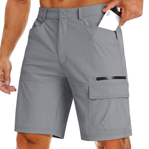 กางเกงขาสั้นเล่นฟิตเนสกางเกงขาสั้นเล่นยิมสำหรับผู้ชายกางเกงขาสั้นตาข่ายแบบเรียบง่ายพิมพ์โลโก้ - Product Image 1