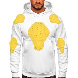 2025 Customized CE Unisex Armored Waterproof Windproof Motorcycle Fleece <b>Hoodie</b> Jackets <b>for</b> Armored Motorbike Riding <b>Biker</b> - Product Image 4