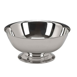Creative Design Silver Metal Champagne <b>Ice</b> Bowls Round Shape Wine Cooler for Beer Soft <b>Drink</b> Eco-Friendly Party Barware Use - Product Image 6