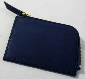 Offre Spéciale pochette en cuir avec logo personnalisé nouveau design 100% cuir pleine fleur fermeture à glissière lisse pochette à monnaie en cuir naturel solide - Product Image 3