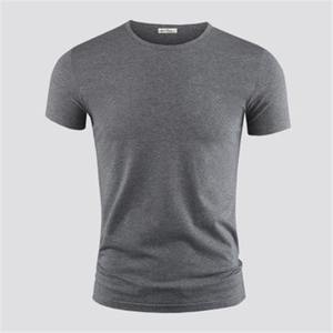 Precio de fábrica 230GSM algodón peso pesado personalizado bordado serigrafía DTG impreso de gran tamaño Boxy Fit hombres camiseta recortada - Product Image 3