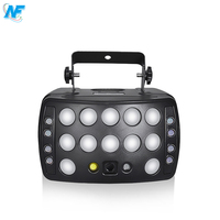 Lumière laser RGB effet pluie de papillons avec télécommande pour éclairage de scène, DJ, club, fête, mariage, événements