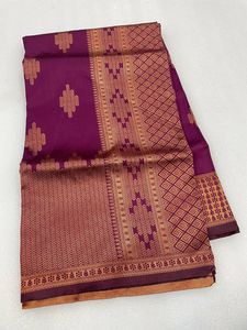 Vente chaude mariage Festival porter mariée Banarasi doux soie Saree fournisseur indien disponible au prix de gros dernier Saree - Product Image 6