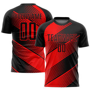 Camiseta de fútbol personalizada para hombre, sublimada camiseta de fútbol, uniforme ligero transpirable, ajuste atlético, ropa de partido que absorbe la humedad - Product Image 6