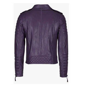 Chaqueta de cuero elegante para hombre con logotipo personalizado 2025 hecha con material de alta calidad disponible a precios razonables OEM - Product Image 4