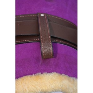 Estilo occidental Treeless Bareback Horse Saddle PAD con Cinch Girth Manta Estribos Forro polar Incluido TACK - Product Image 2