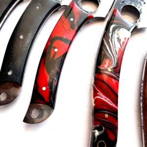 Juego de 7 piezas Mini 11 \ "Cuchillo de Chef de cocina de acero inoxidable hecho a mano de alta calidad hecho en fábrica OEM precio al por mayor bajo costo - Product Image 2