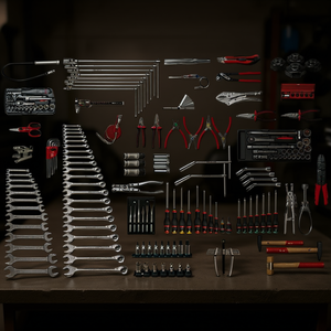 Juego de Herramientas para Reparación de Automóviles Usag de 210 Piezas - Product Image 3