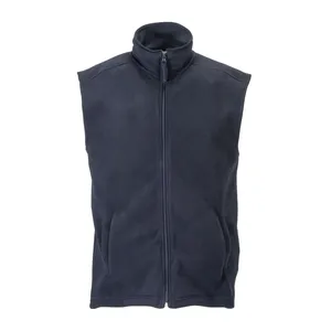 Gilet in pile personalizzato con cerniera intera per polo promozionali e merchandising - Product Image 1