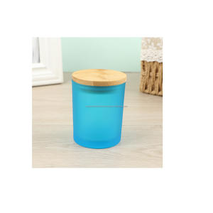 Pot de cire en verre moderne Porte-lampe T de plusieurs couleurs peintes Vaisselle et décoration de fête de nuit Bougeoir - Product Image 4