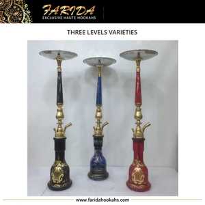 Hookah thiết lập Shisha hookah Arabic hukka Ống sheesha hookah 2025 New Arrival chất lượng bán buôn Egyptian hookah Brass ba cấp độ - Product Image 5