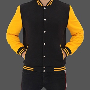 Chaqueta Letterman de alta calidad para hombre, tela personalizable, lona, estilo universitario completo para chaquetas de temporada de otoño - Product Image 3