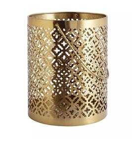 Dernière nouveauté Bougeoir votif en métal Fabricant grossiste votive pour la décoration de la maison et de l'hôtel en revêtement doré Prix le plus élevé - Product Image 1