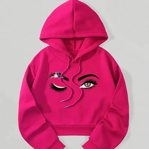 Wholesale Hot Products Custom Logo Drop Shoulder <b>Fleece</b> <b>Hoodie</b> Women Heavy Wight Plain Thick <b>Hoodie</b> Customized <b>Fleece</b> <b>Hoodie</b> - Product Image 6