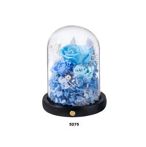 Clear <b>Glass</b> <b>Dome</b> Cloche with Wood Base <b>Glass</b> Cloche <b>Glass</b> <b>Dome</b> with Base Tabletop Jar Display Case for Home Office Wedding - Product Image 5