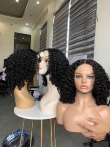 วิกผมเวียดนามแบบใส HD Lace Front แบบสั้น 2*6  แสกกลาง  จัดเรียงเกล็ดผม  แบบหยิกยุโรป  พร้อมต่อผม - Product Image 3