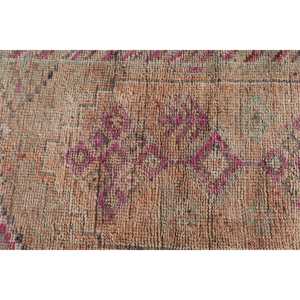 พรมวินเทจขนาด 2.5x12.5 ฟุต, พรมตุรกีแบบ Runner, พรมขอบสีน้ำตาลแดง - Product Image 5