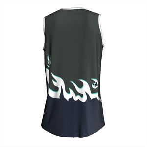 เสื้อบาสเก็ตบอลยูนิเซ็กส์แข็งแรงทนทาน พิมพ์ลาย น้ำหนักเบา ระบายอากาศได้ดี ป้องกันรังสียูวี ซับเหงื่อ สำหรับการฝึกซ้อมฟิตเนส - Product Image 5