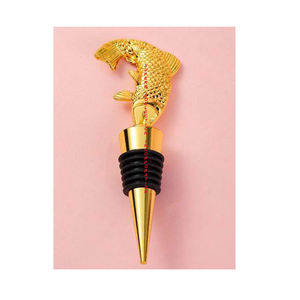 Gold Plated Fish Embossed Bar <b>Stoppers</b> on Hot Sale - Product Image 1
