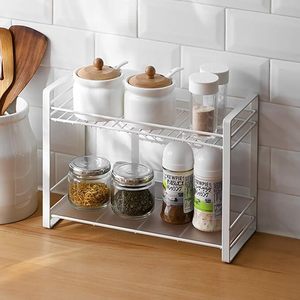 Modern Design Glass <b>Spice</b> <b>Rack</b> Effortless Organization for Your Seasonings - Product Image 2