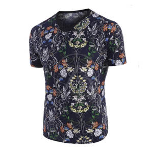 Camisetas de sublimación para hombre, ropa de verano al por mayor, nuevo diseño, material poliéster/algodón superventas - Product Image 2