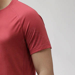 2025 hommes Slim Fit 100% coton T-Shirts de haute qualité respirant tricoté tissu personnalisable solide motif vente entière blanc - Product Image 4