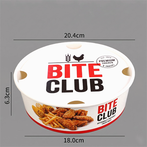 Boîte d'emballage pour <span class=keywords><strong>poulet</strong></span> frit en papier kraft écologique, logo personnalisé, boîte alimentaire pour café, restaurant, caja comida rápida - Product Image 5