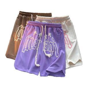 Short de survêtement en éponge française d'été pour hommes 100% coton High Street pour Gym Running Street Basketball-Sérigraphie personnalisée - Product Image 1