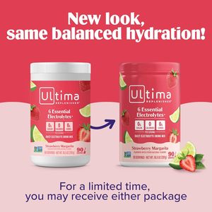 Ultima Replenisher – Mélange de poudre de boisson électrolytique quotidienne – Sans sucre – Fraise Margarita, 90 portions - Product Image 2