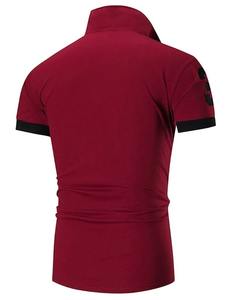 Camisas Polo Rojas de Manga Corta para Hombre, Estilo Casual de Negocios, Camisas Polo de Golf y Nuevas Camisetas de Verano al por Mayor para Hombre, Algodón Premium - Product Image 4