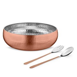 Bol de service en cuivre avec un savoir-faire de qualité supérieure offrant une durabilité longue durée et un usage quotidien élégant - Product Image 4