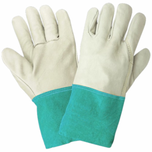 Gants de sécurité de haute qualité chèvre Grain vache cuir fendu TIG soudage abrasion résistant à la chaleur pour lutte contre les incendies Construction BBQ - Product Image 3