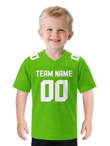 Wholesale Short-Sleeve American Football Jerseys Breathable Polyester <b>Mesh</b> Practice Sports Uniform Multiple Colors Blank - Product Image 4