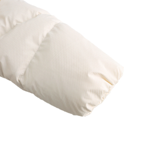 Hot Selling Custom Mens Stand Collar Winter <b>Padded</b> Bubble Puffer <b>Jacket</b> Canvas Front <b>Waterproof</b> Outdoor Streetwear Apparel - Product Image 5