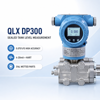 Transmetteur de niveau de pression différentielle intelligent QLX DP300 4-20mA HART pour la mesure du niveau de liquide dans les réservoirs fermés