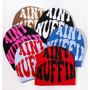 Trending Knitted Beanie <b>Hat</b> Custom Logo Cap <b>Warm</b> Winter Knit Skull Caps Wholesale Bulk Fashion <b>Hats</b> Supplier OEM - Product Image 5