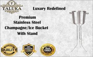 Seau à glace à champagne de luxe à double paroi en acier inoxydable de la meilleure qualité - Product Image 6