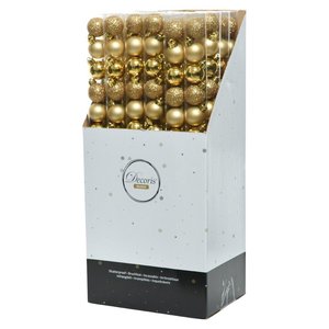 Amicasa 14pcs Christmas <b>Tree</b> Ball Set 3cm Gold <b>Plastic</b> Ornaments 9020456 - Product Image 2