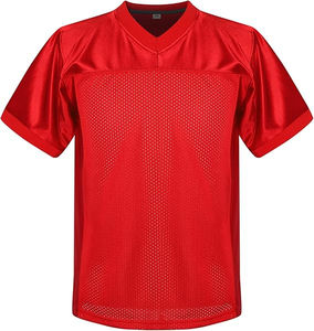 Maillot de football américain personnalisable de haute qualité, dernier design, respirant, évacuant l'humidité, 100 % polyester, personnalisé pour adultes - Product Image 2