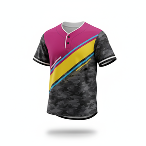 Camiseta de Béisbol Personalizada con Estampado por Transferencia de Calor, Uniforme de Equipo de Color Personalizado, Patrón 3D, Secado Rápido, Unisex - Product Image 6