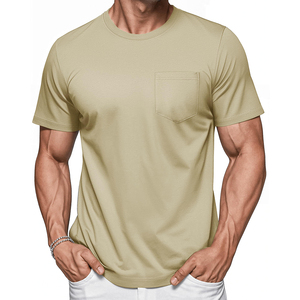 เสื้อยืดผ้าฝ้าย100% สำหรับผู้ชายเสื้อยืดโลโก้ตามสั่งผ้าฝ้ายเปล่า - Product Image 3