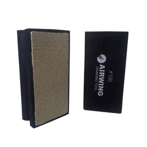 [] Almohadilla de mano de diamante para pulir y moler Almohadilla abrasiva fuerte y segura Bloque de lijado Airwing EFHB1050 - Product Image 1